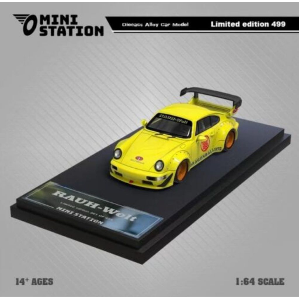 Jual MINI STATION PORSCHE RWB 964 GT WING DRAGON BALL LIMITED EDITION ...
