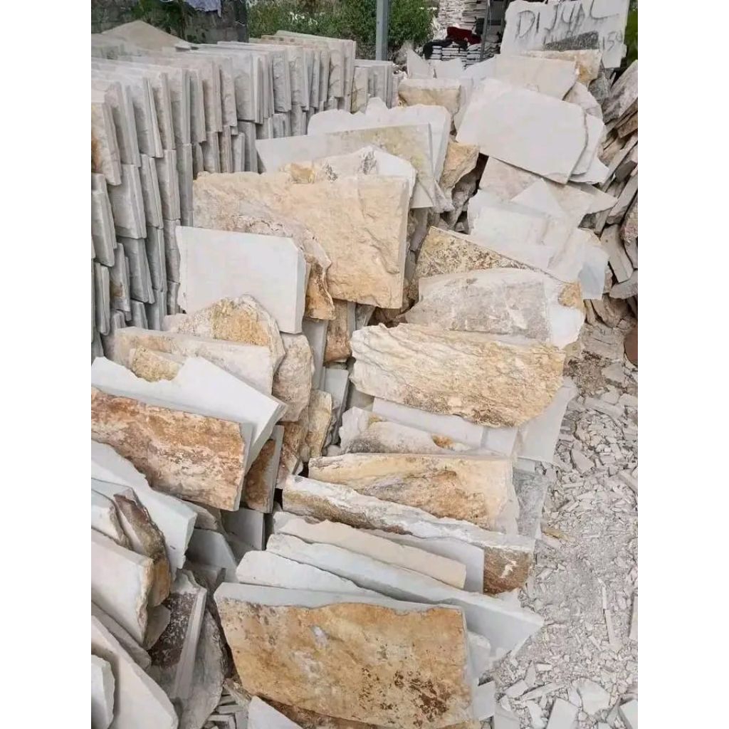 Jual Batu Paras Random/kulitan.harga per m2//untuk Dinding | Shopee ...