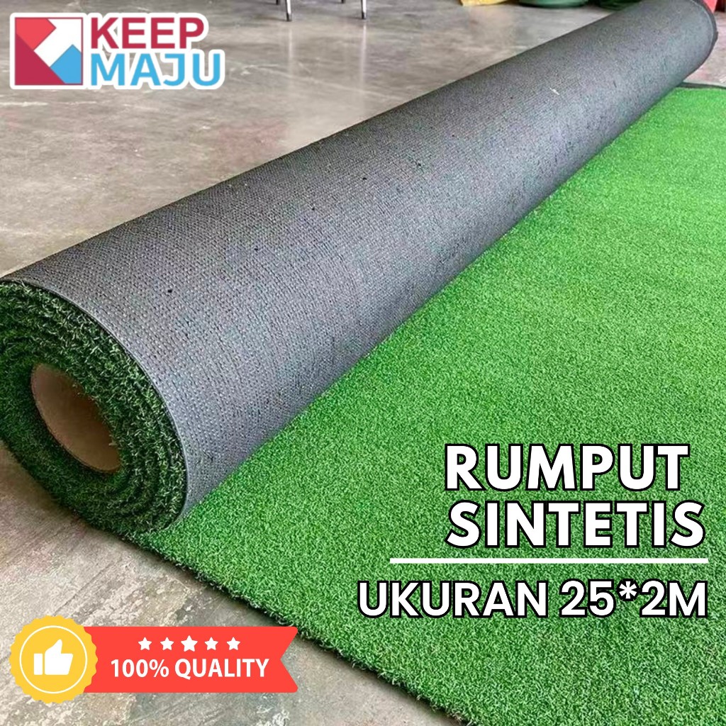 Jual 25M Karpet Rumput Sintetis Rumput Palsu Karpet Luar Ruangan ...