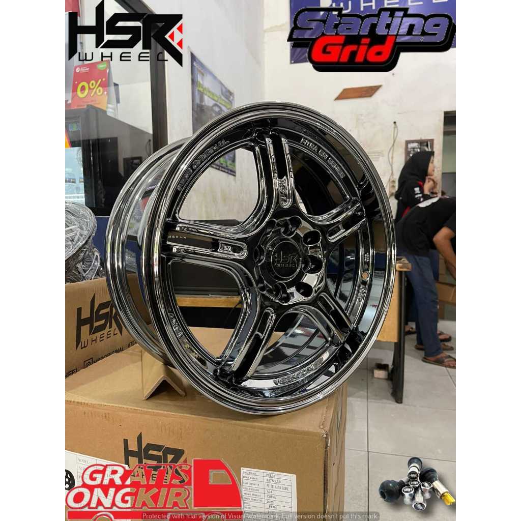 Jual velg mobil hsr r16 masuk untuk mobil brio sigra avanza calya jazz ...