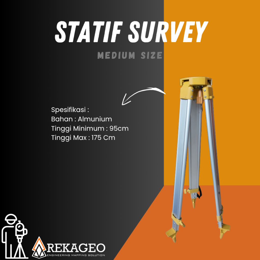 Jual Statif Survey, Tripod Almunium, Statif GPS, Statif Waterpass ...
