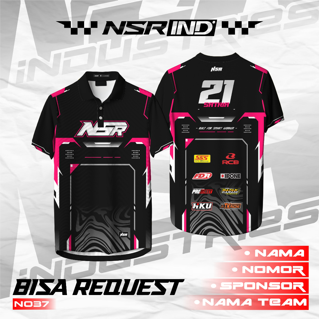 Jual JERSEY RACING CUSTOM, JERSEY PRINTING, BISA UBAH NAMA NOMOR jersey ...