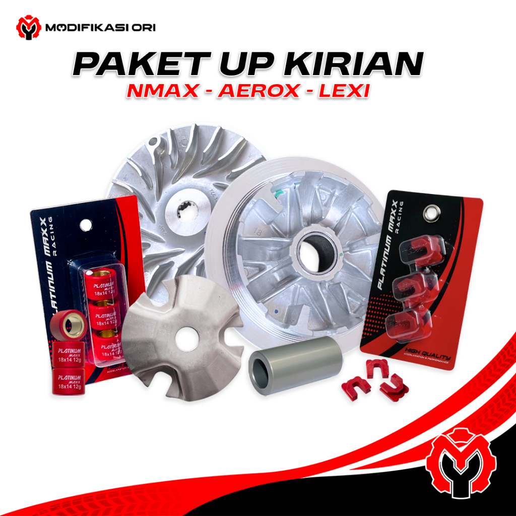 Jual Paket Upgrade KIRIAN CVT YAMAHA NMAX AEROX LEXI 125 150 155 ...