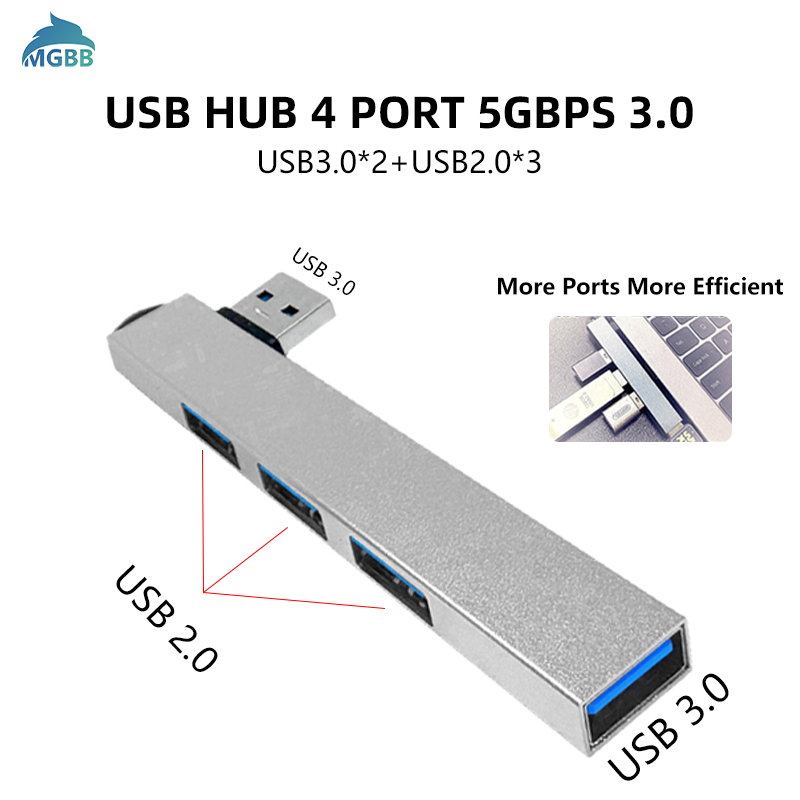 Jual MGBB USB Hub 4 Ports USB 3.0 USB 2.0 / USB to USB 3.0 4port ...