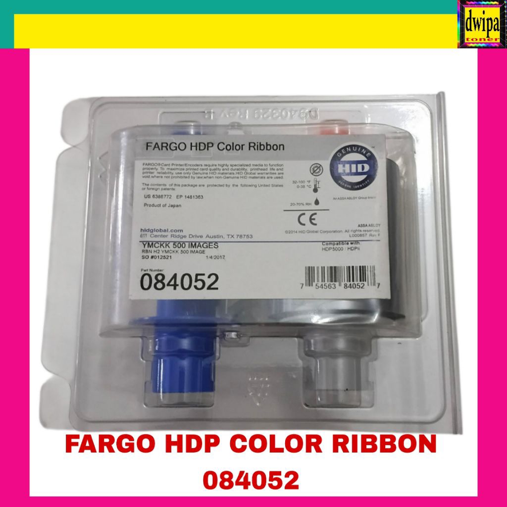 Jual FARGO HDP Color Ribbon 084052 YMCKK 500 IMAGES ORIGINAL | Shopee ...