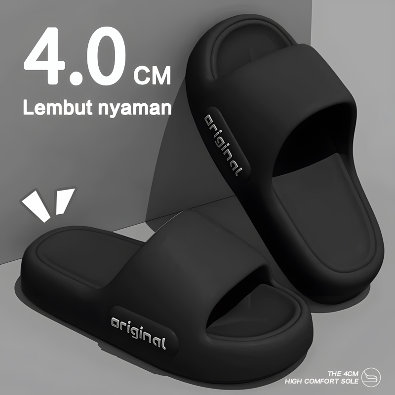 Jual Sandal Selop Simple Pria Wanita Sandal Karet Kekinian Sudah Anti ...