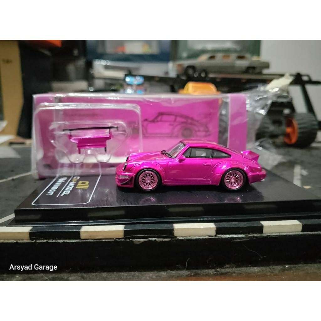 Jual Diecast CM Model Porsche RWB 964 Widebody Pink | Shopee Indonesia