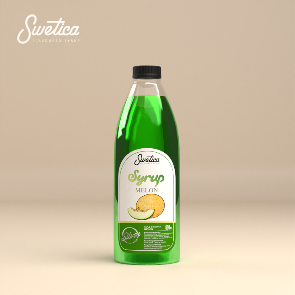 Jual Swetica Silver Sirup Rasa Melon 600ml | Sirup Kopi Buah Melon ...