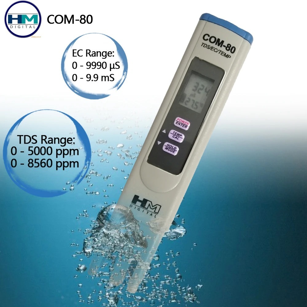 Jual HM Digital EC/TDS Meter (COM 80) | Shopee Indonesia