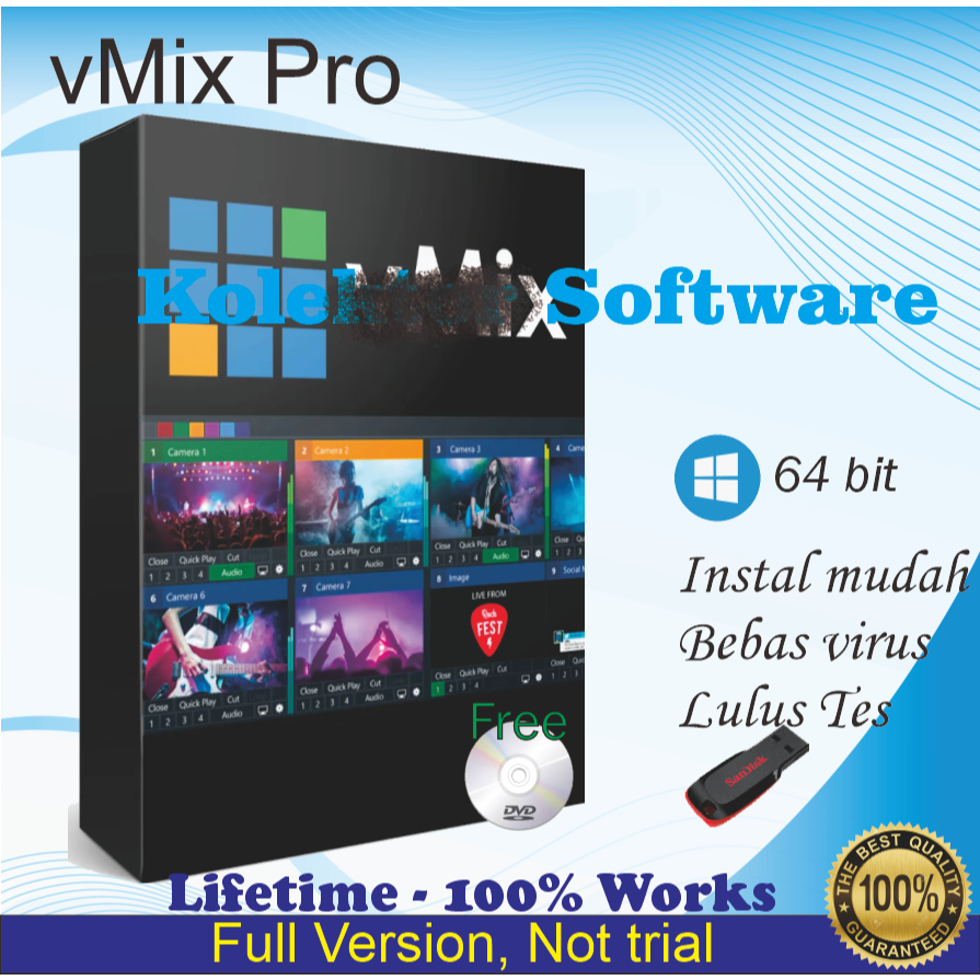 Jual vMix Pro 28.0.0.42 - Full Version, Lifetime | Shopee Indonesia