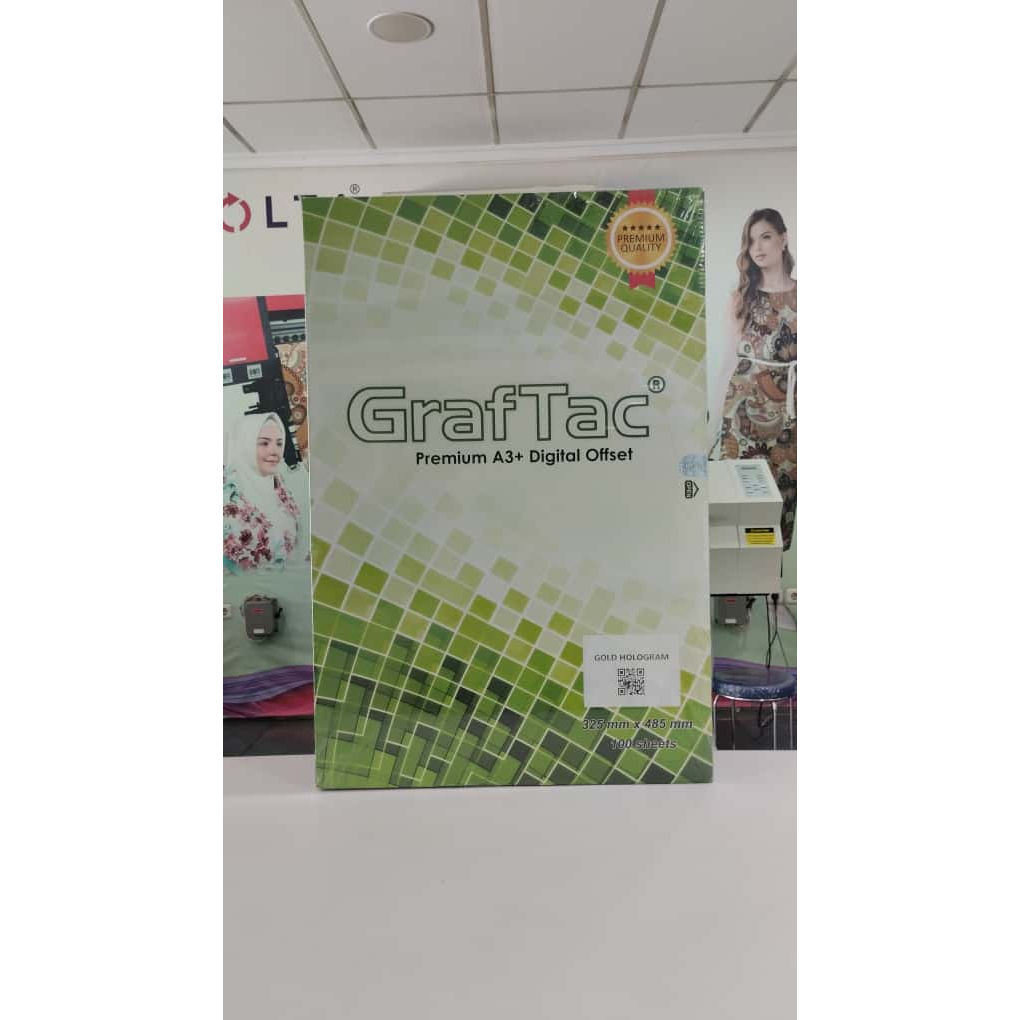 Jual GrafTac Stiker A3+ Gold Hologram 100 Lembar | Shopee Indonesia