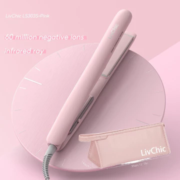 LivChic 2IN1 Catok Rambut Untuk Meluruskan Dan Keriting LS303 Ringan Alat Pengeriting Rambut