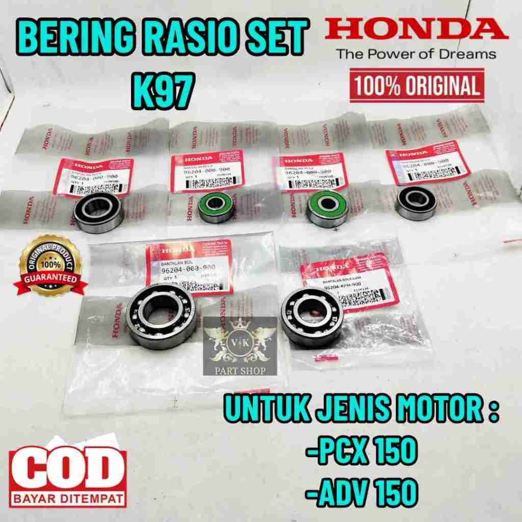 Jual BEARING RASIO SET K97 ASLI ORIGINAL HONDA PCX 150 ADV 150 PRODUK ...