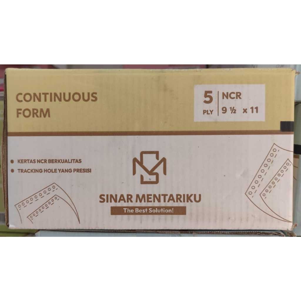 Jual 5 Ply Warna Kertas Continuous Form Sinar Mentariku 9 1/2