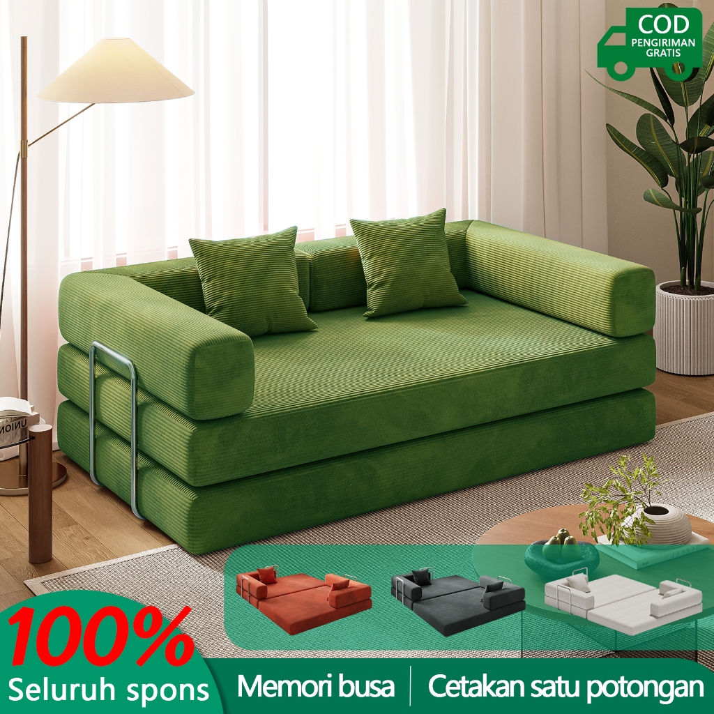 Jual COD Sofa Bed Lipat Minimalis/Sofa Bed/Sofa Bench/Sofa 3 Seater/1 ...
