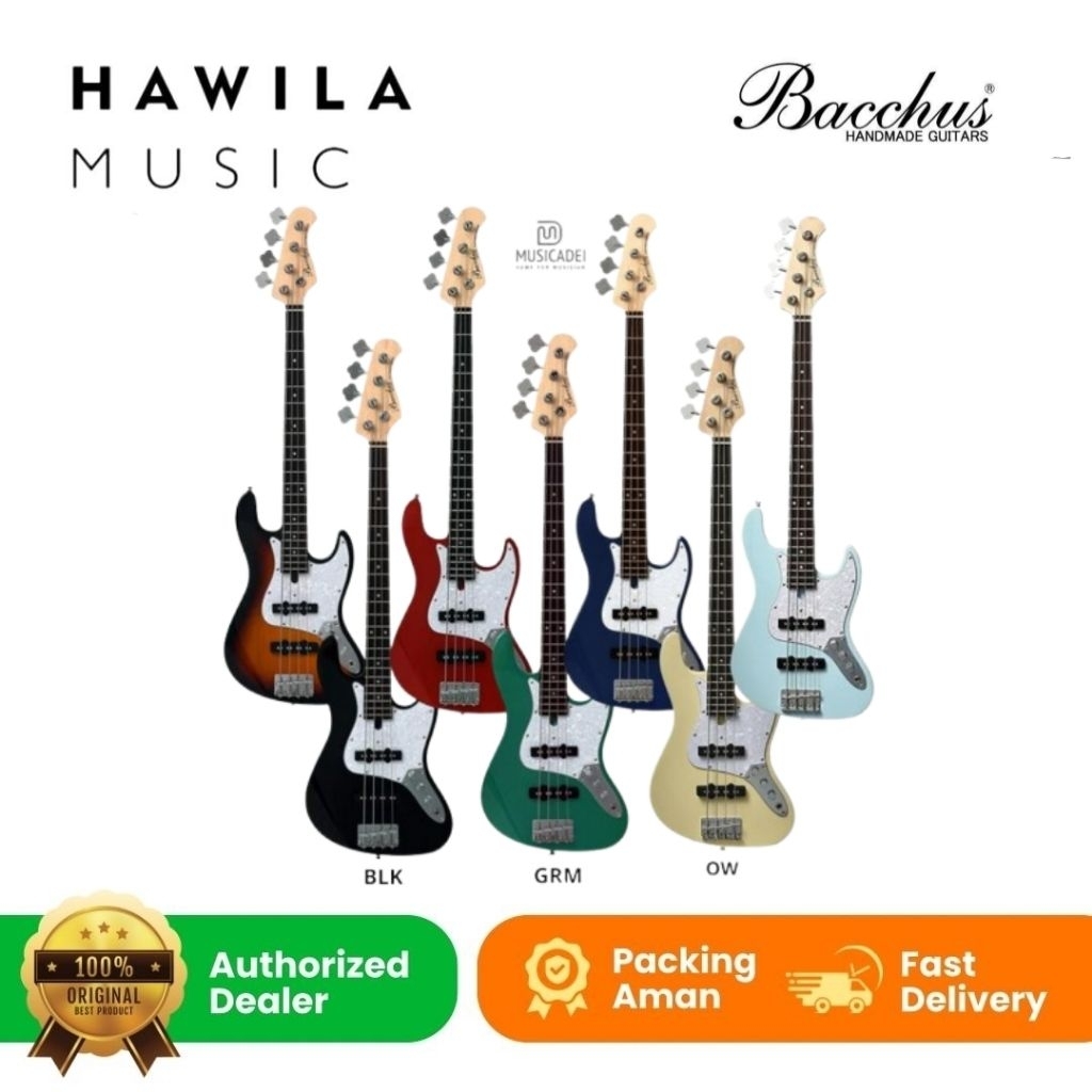 Jual Gitar Bass Elektrik Bacchus WJB Mini R BLK , Bacchus Wjb Mini