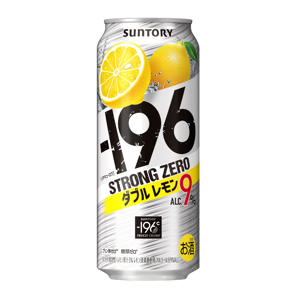 Jual Suntory Strong Zero 196 Degree Double Lemon 500mL (Chuhai 9%) Can ...