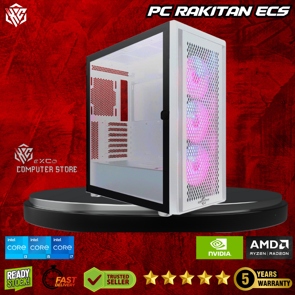 Jual PC RAKITAN ECS - PC CPU RAKITAN AMD RYZEN 5 2400G RAM 16GB VGA 4GB ...