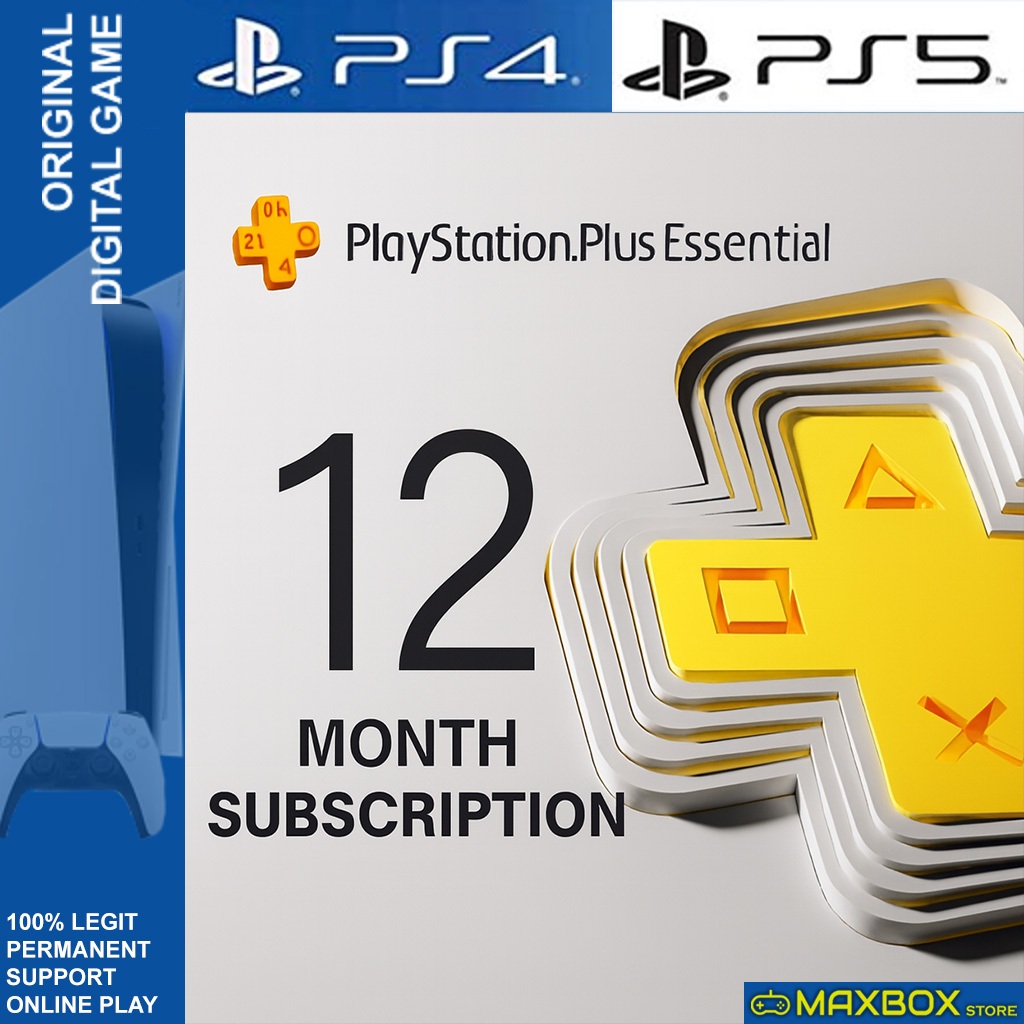 Jual Playstation Plus PSPLUS Essential 12 Months PS4 PS5 Redeem Code ...
