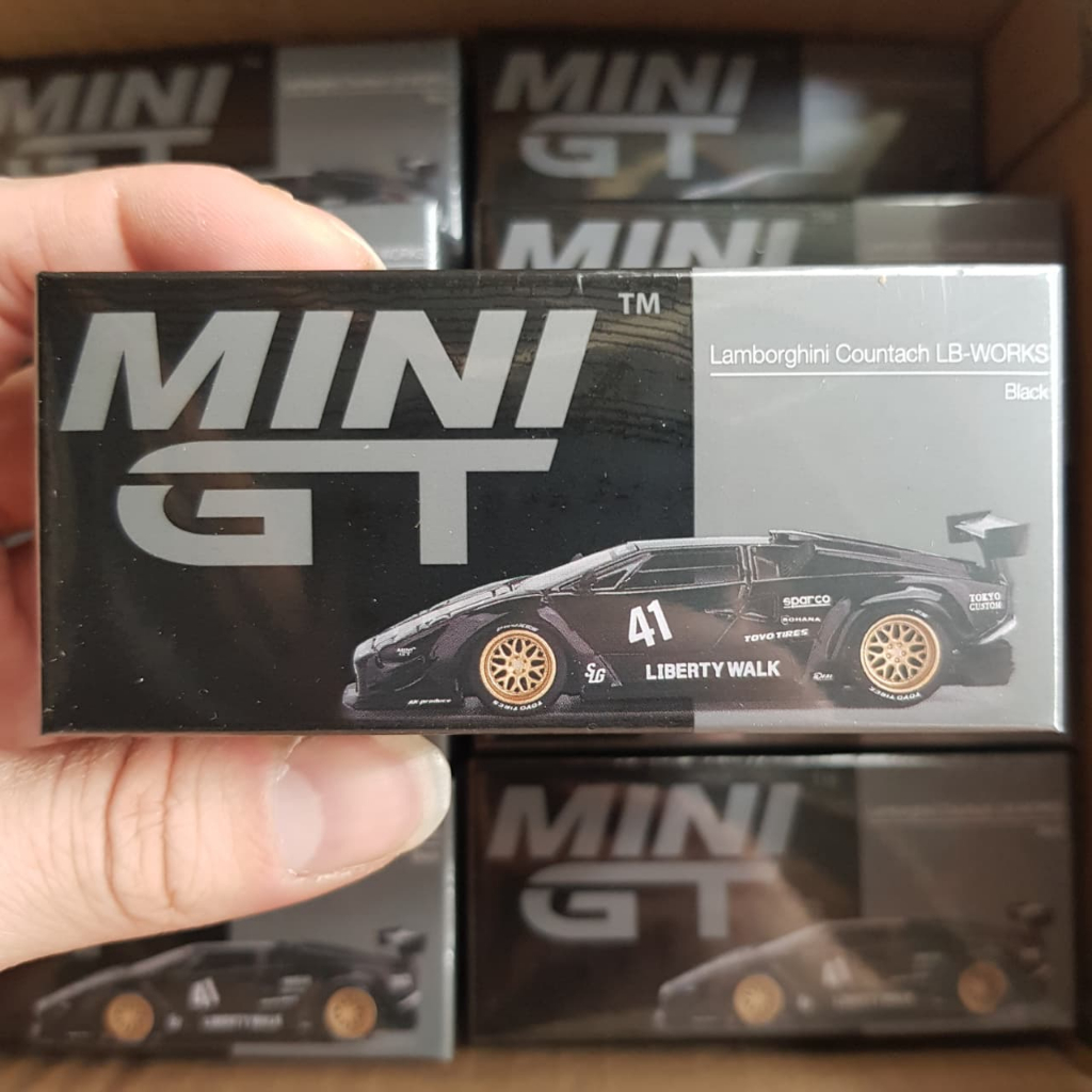 Jual MINI GT Lamborghini Countach LB-WORKS LBWK Black MGT1081 | Shopee ...