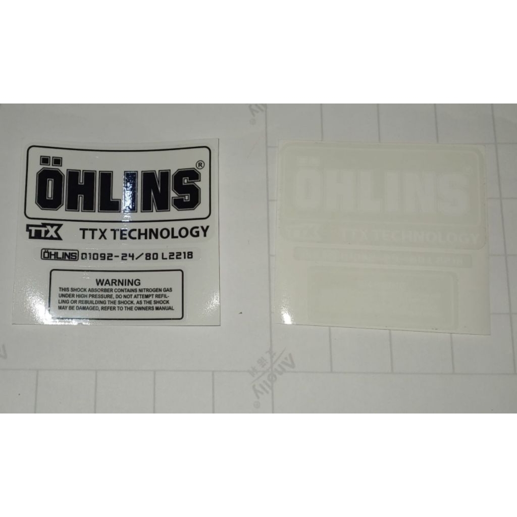 Jual Ohlins shock tabung sticker print and cut | Shopee Indonesia