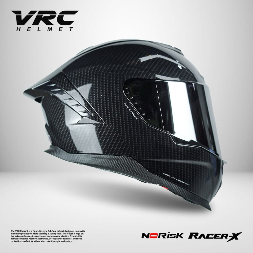 Helm Vrc Full Face Aerodinamis Paket Ganteng Kualitas Premium Sni Dewasa - foto 5
