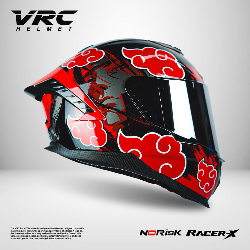 Helm Vrc Full Face Aerodinamis Paket Ganteng Kualitas Premium Sni Dewasa - foto 4