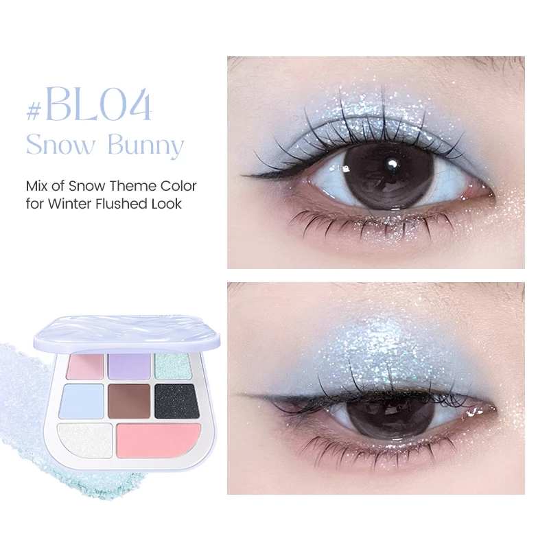 FOCALLURE 8-color High Pigment Eyeshadow Palette