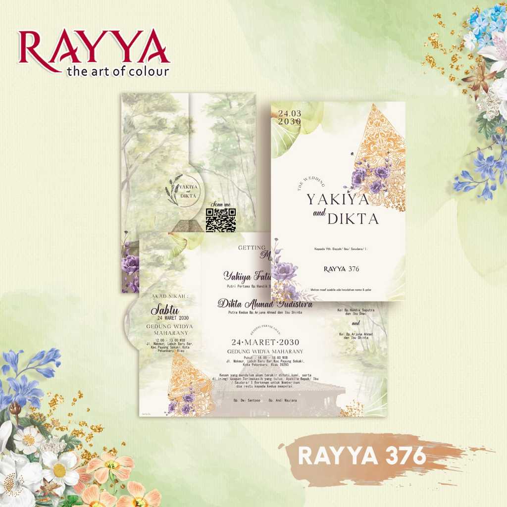 Jual Blangko Undangan Rayya 376 | Blangko Undangan | Blangko Kosong ...