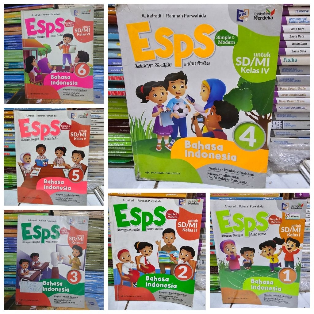 Jual ESPS BAHASA INDONESIA KELAS 1 2 3 4 5 6 SD KURIKULUM MERDEKA ...