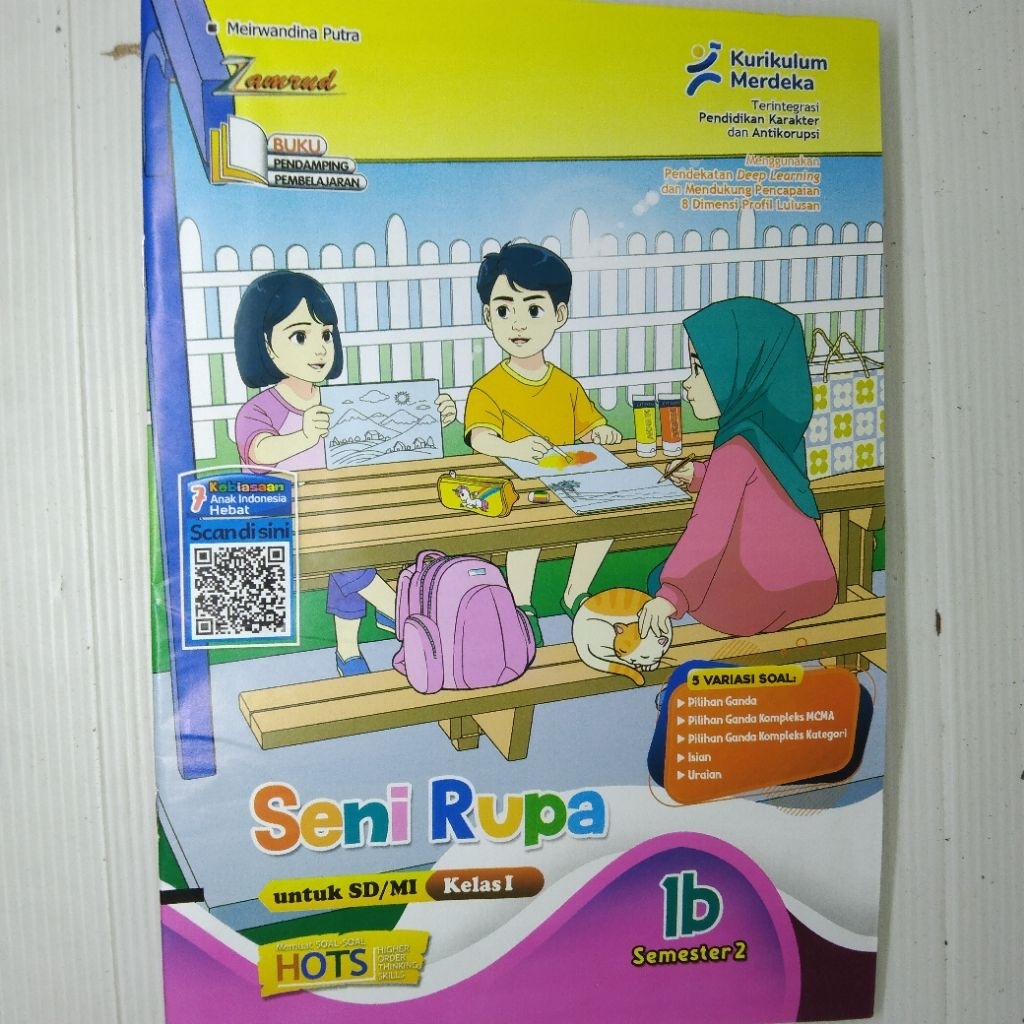 Jual LKS SD MI SENI RUPA KELAS 1 2 3 4 5 6 SEMESTER 2 KURIKULUM MERDEKA ...