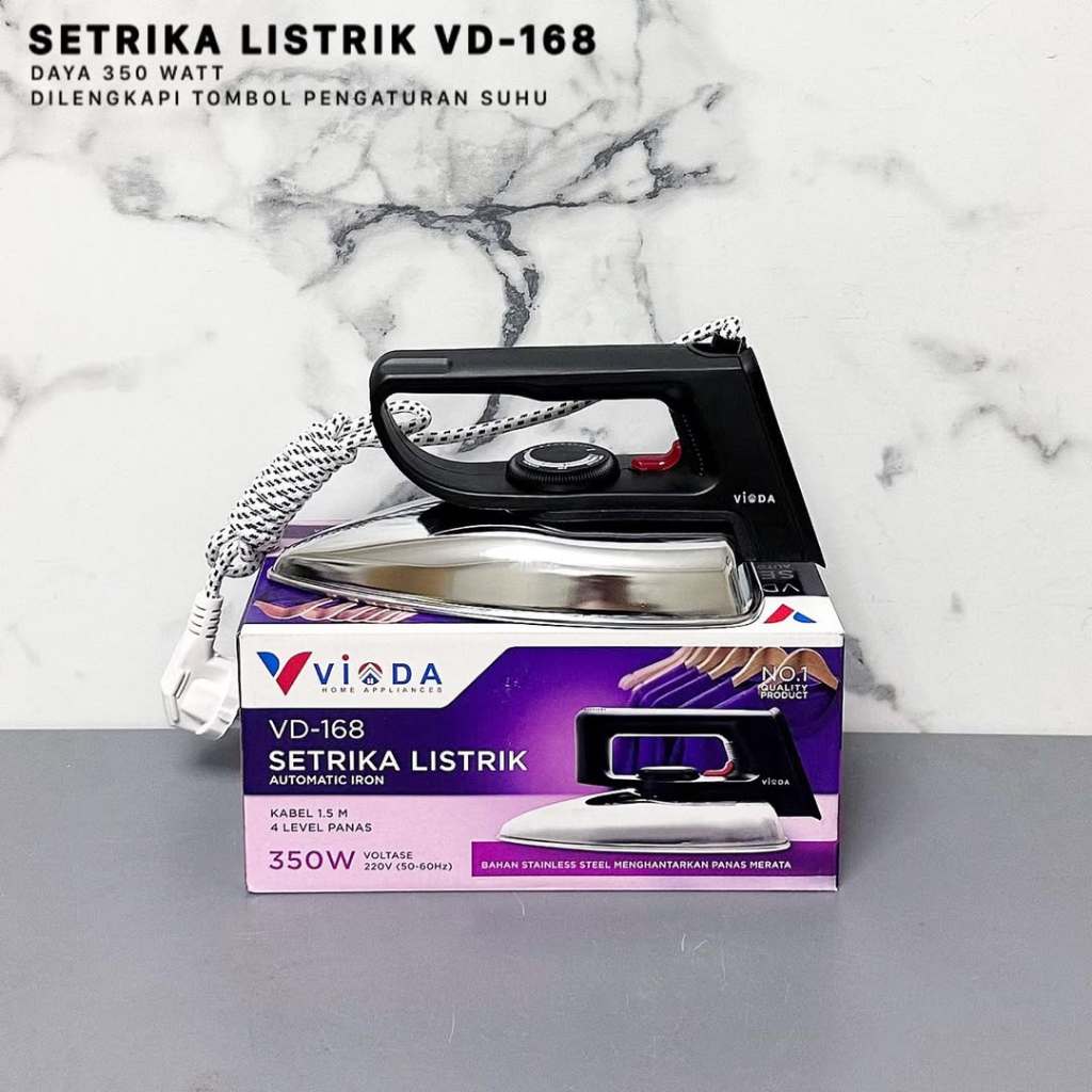 Jual Setrika VIODA 350 Watt Hemat Listrik - Alas Licin Otomatis Cut Off ...