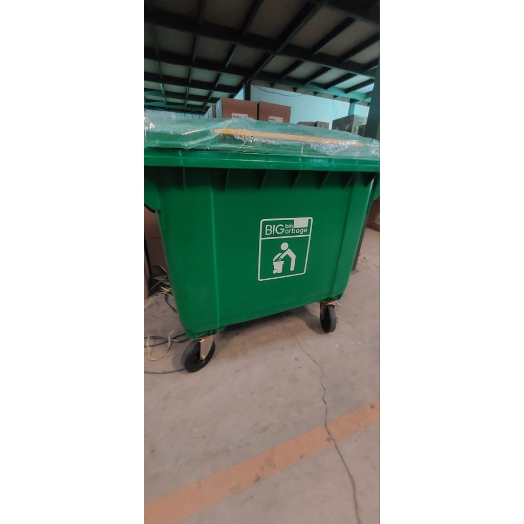 Jual Tempat Sampah Besar 660 Liter BIG BIN GARBAGE Dustbin Plastic HDPE ...