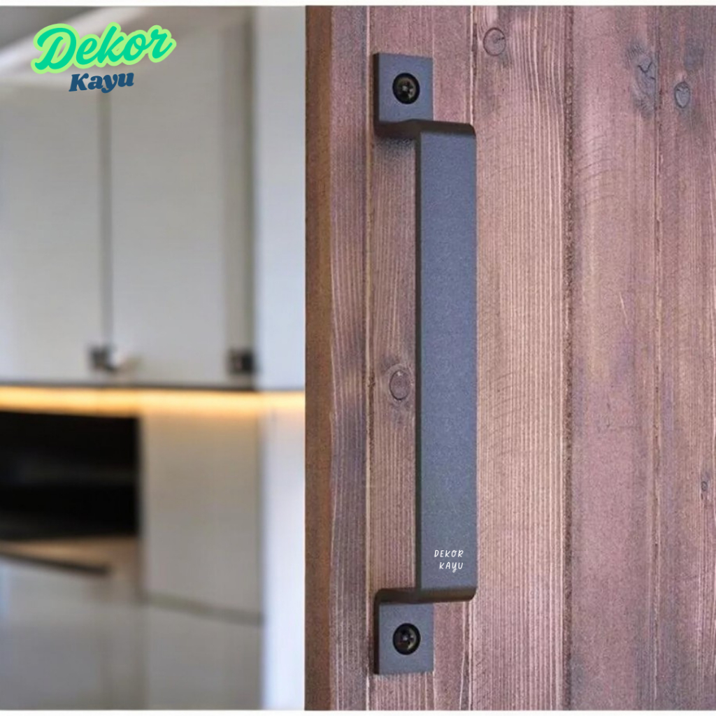 Jual Gagang Pintu Plat Besi Vintage Industrial material besi tebal ...