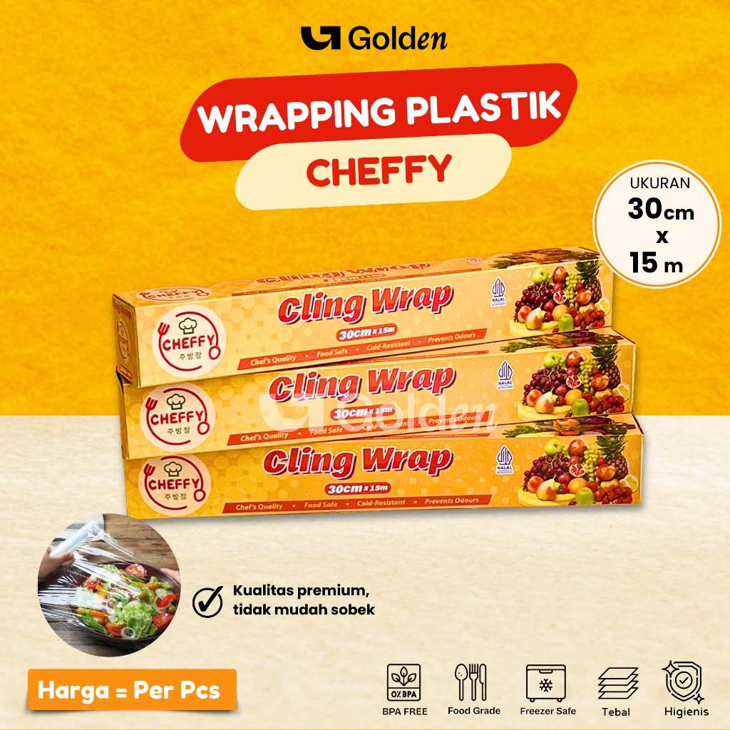 Jual Wrapping Film 30cm x 15m Cheffy Kemasan Ekonomis Murah ...