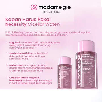NEW LAUNCH Madame Gie Necessity Micellar Water 02 100ml – Acne Care Gentle Cleanser