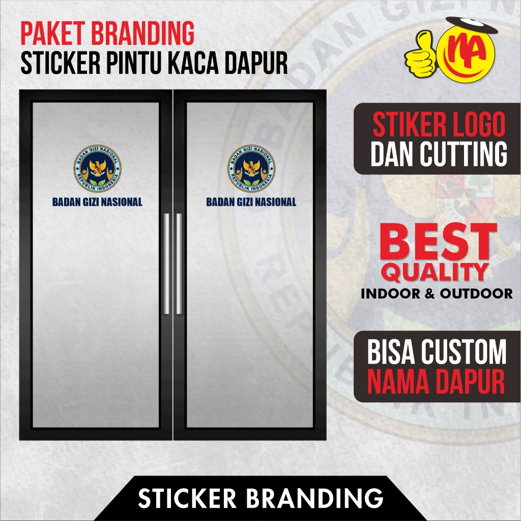 Jual Stiker Pintu Kaca Dapur MBG / Sticker Pintu Kaca Dapur SPPG ...