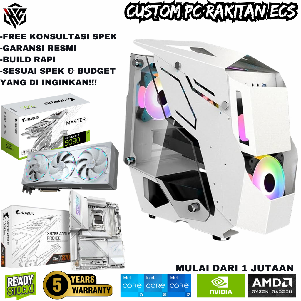 Jual Custom PC Rakitan ECS 1.0 - Custom PC Rakitan EXCO Computer Store ...
