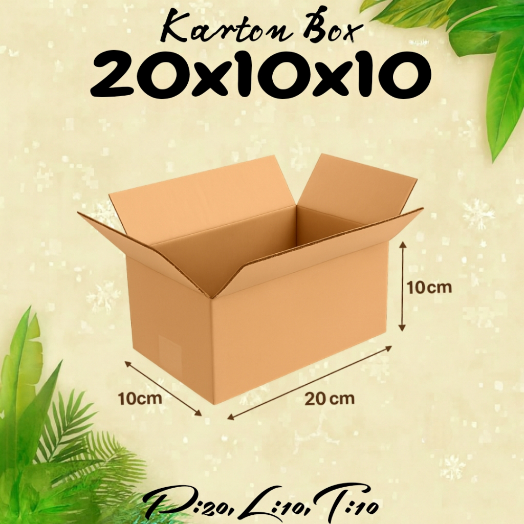 Jual Kardus Packing UK 20x10x10 Kardus Polos,Kardus Murah,Kardus Mini ...