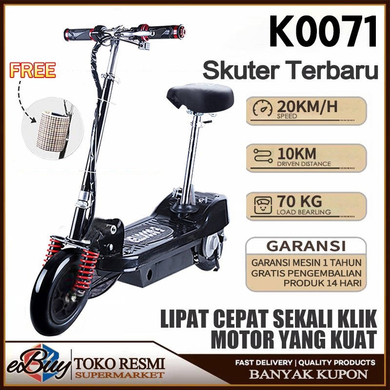 e-Buy Skuter Elektrik /Skuter Listrik Mini / Electric Scooter/Foldable Smart Balance Wheel Hoverboard KL071