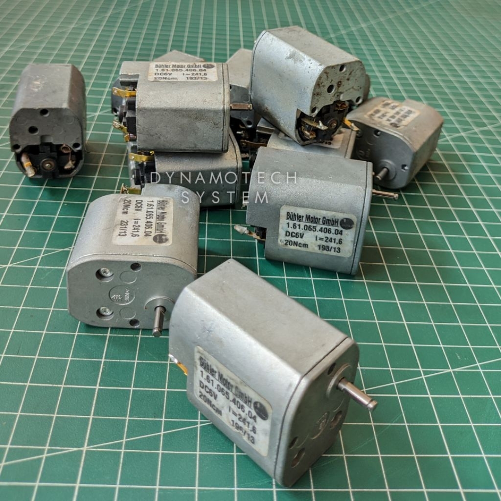 Jual DC Motor Gearbox 6V - 12V 50Rpm Original BUHLER Motor GmbH Jerman ...