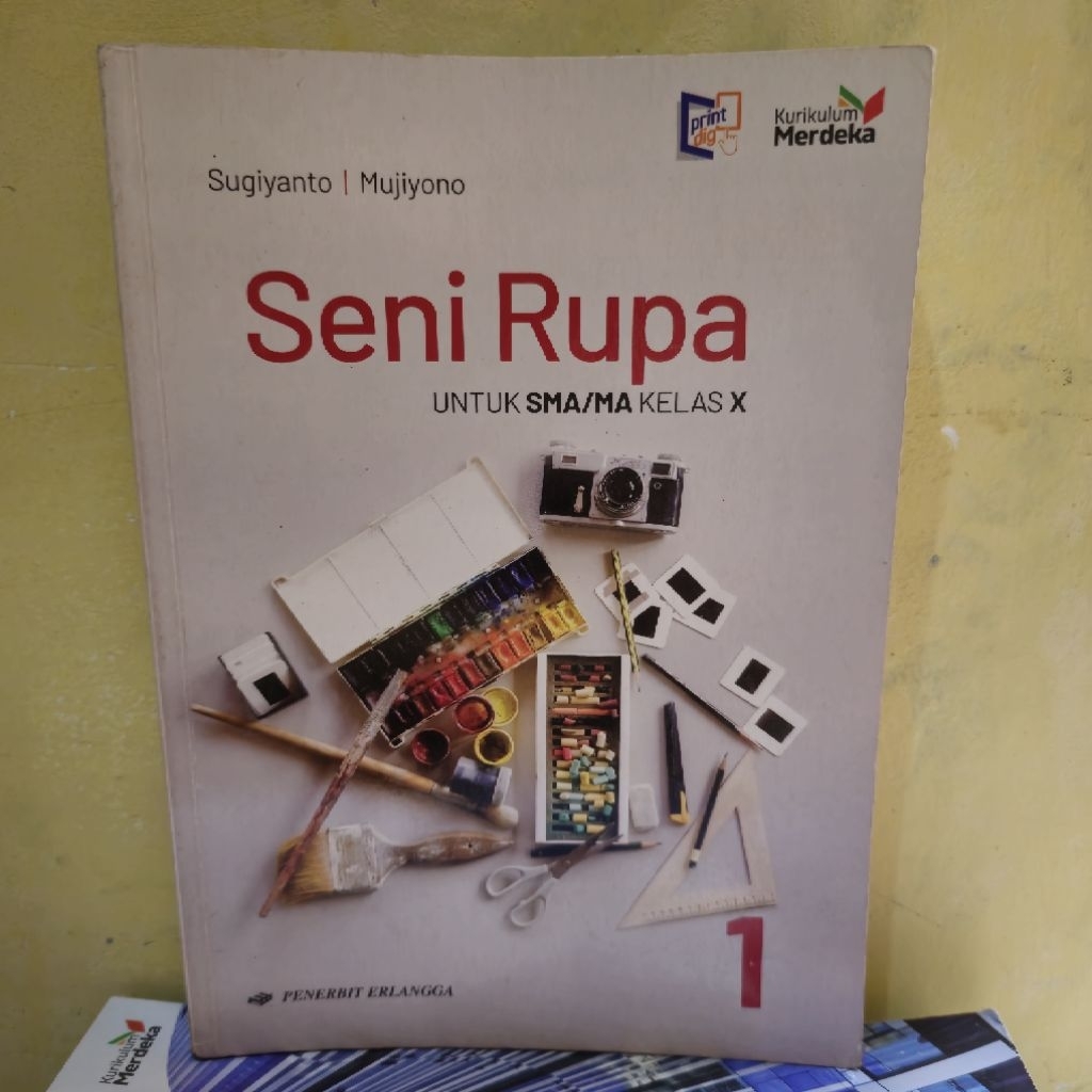 Jual SENI RUPA KELAS 1 SMA KURIKULUM MERDEKA ERLANGGA | Shopee Indonesia
