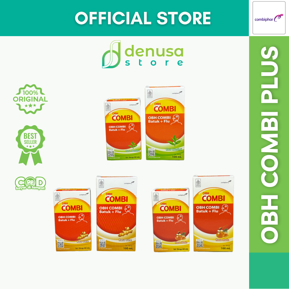 Jual OBH COMBI Batuk Plus Flu Rasa Jahe Madu Menthol Sirup | Shopee ...