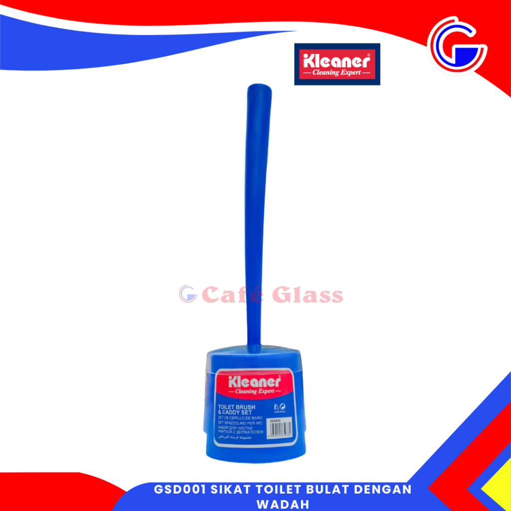 Sikat Toilet Bulat Dengan Wadah - Closet Brush + Pot - Gsd001 Sikat Wc Kleaner