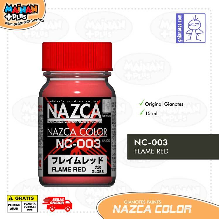 Jual GAIANOTES NAZCA PAINT NC003 FLAME RED Cat Gunpla Gundam Model Kit ...