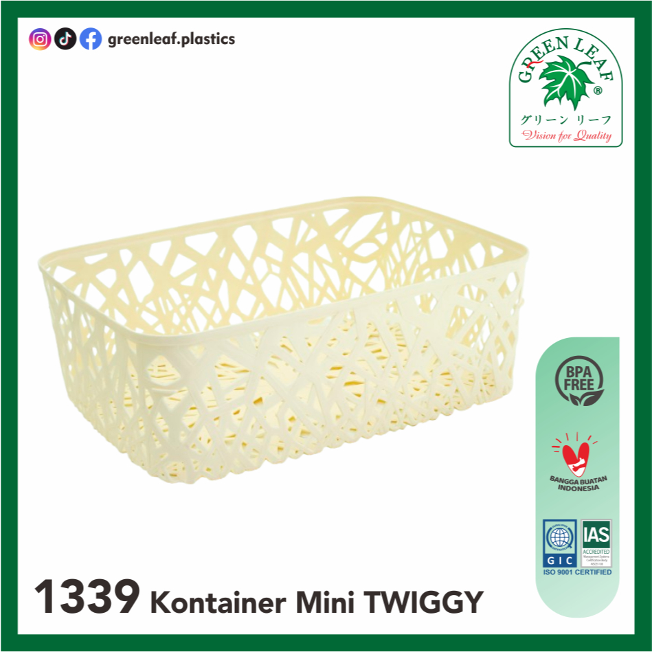 Jual Green Leaf TWIGGY Mini Container / Kontainer (1339) | Shopee Indonesia