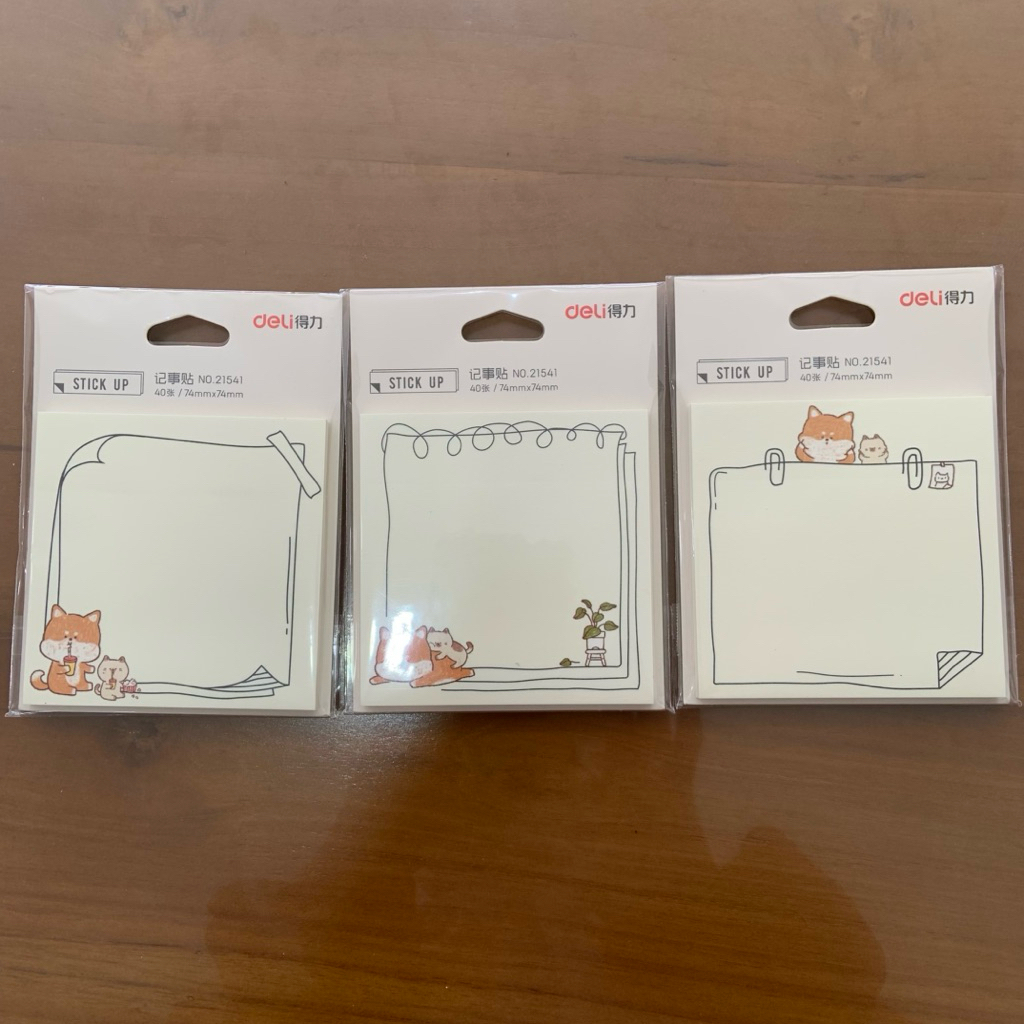 Jual DELI STICKY NOTES Puppy Anjing Lucu Corgi Coklat Krem Menggemaskan ...
