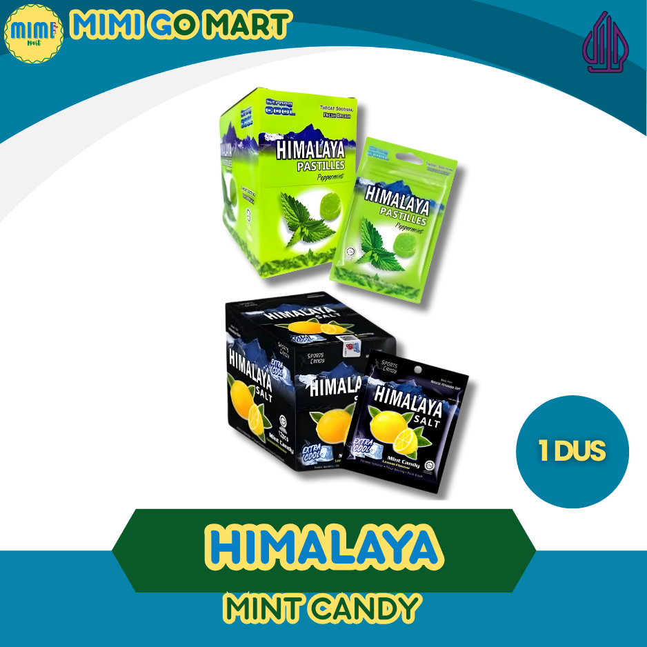 Jual PERMEN | PASTILLES HIMALAYA RASA LEMON | MINT | Shopee Indonesia