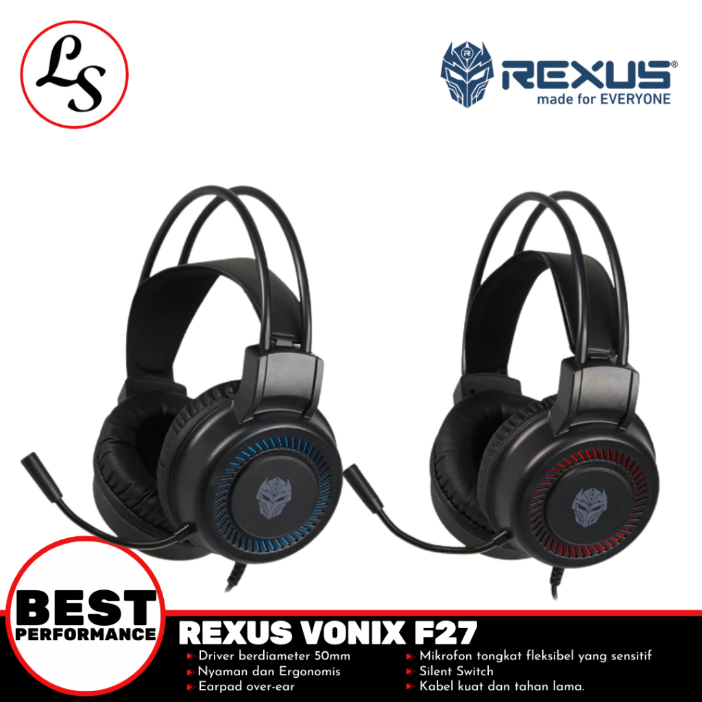 Jual REXUS GAMING HEADSET Vonix F27 | Shopee Indonesia