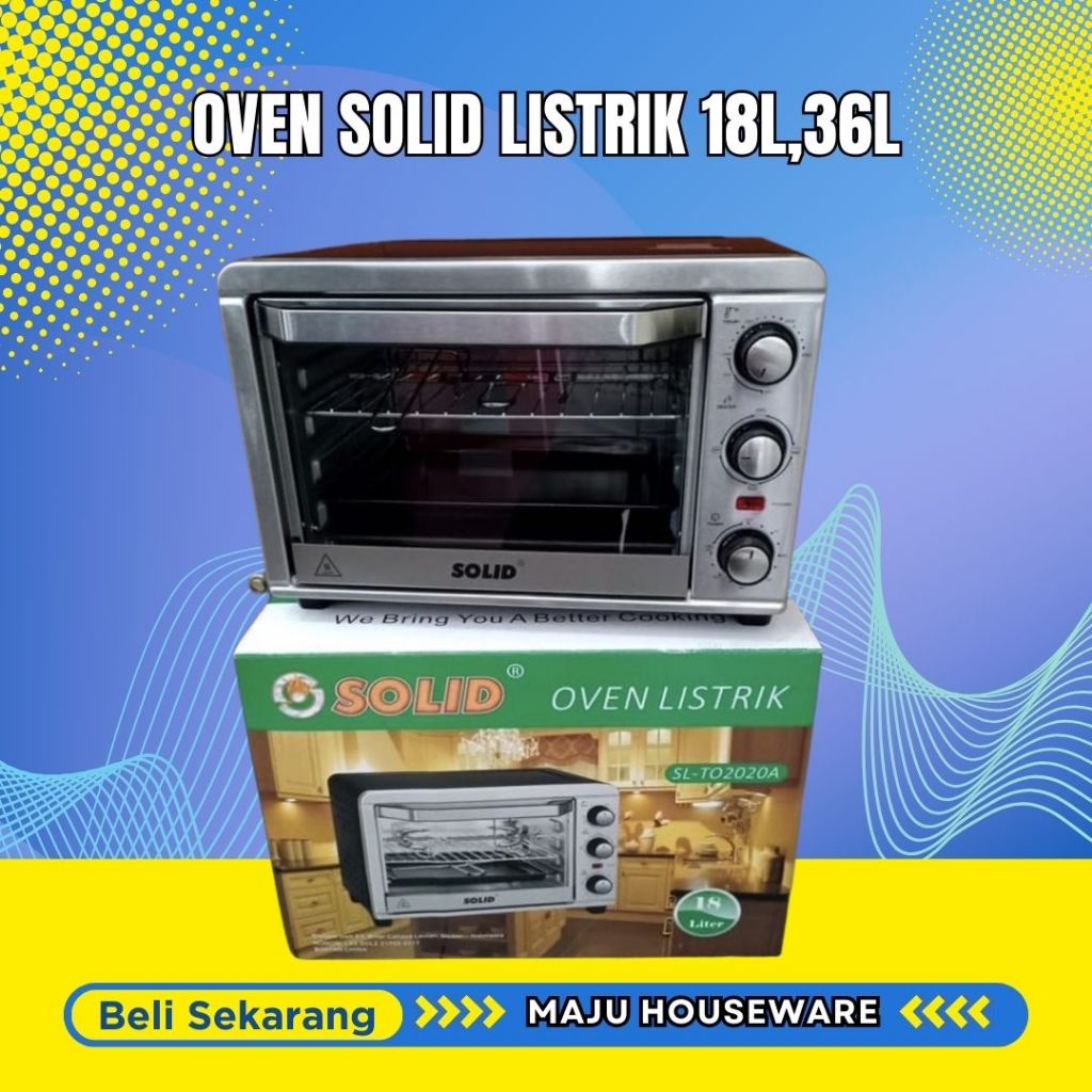 Jual OVEN SOLID LISTRIK 18L OVEN SOLID LISTRIK 36L | Shopee Indonesia